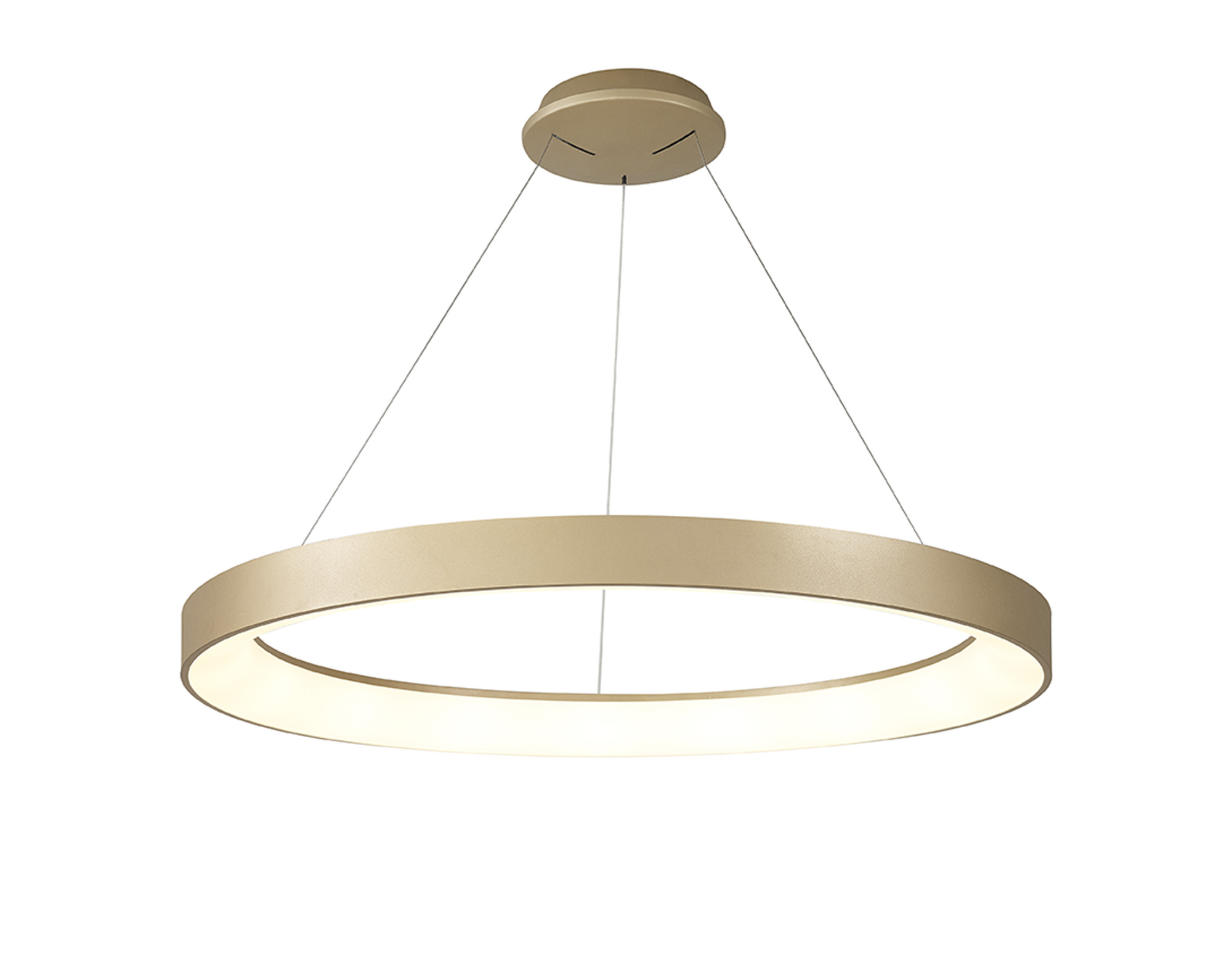 Niseko II Gold Ceiling Lights Mantra Ring Pendants